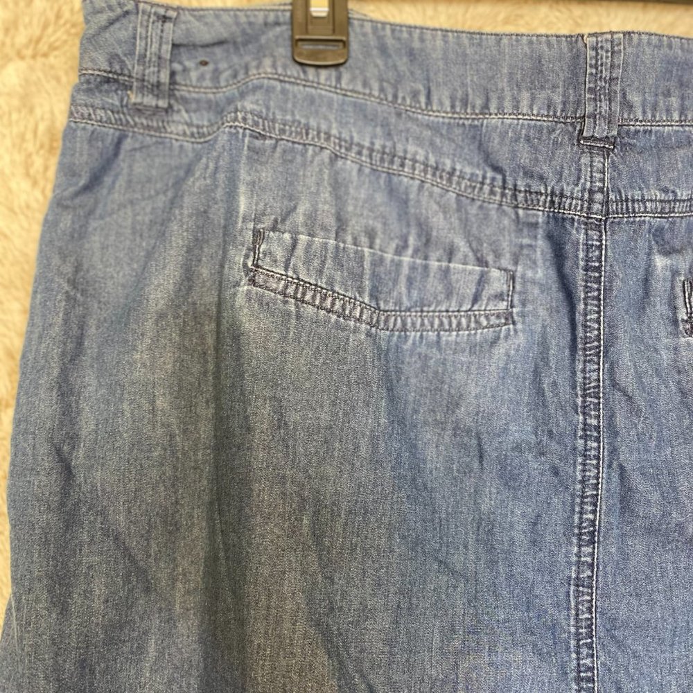 Venezia Denim Skirt Women's Skort Size 18 Mini - Picture 4 of 11